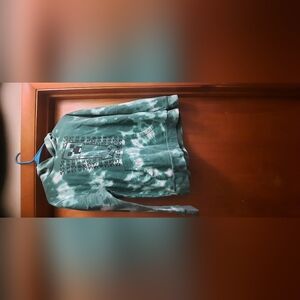 Boys Xxl Green Tie Dye Hoodie.